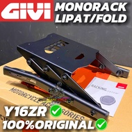 MONORACK LIPAT GIVI YAMAHA Y16ZR ADJUSTABLE MONORACK GIVI Y16 100%ORIGINAL GIVI ACCESORIES MOTOR GIV