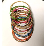 Metal Silk Thread Bangles/ Gelang Tangan / Indian Bangles