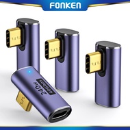 FONKEN USB4.0 40Gbps Type C to USB C PD3.1 Adapter Connector 240W 8K 60Hz Fast Charging Converter fo