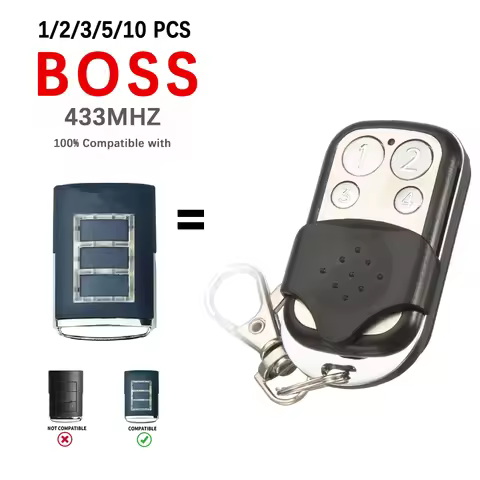 1-10 PCS 433MHz BOSS Garage Gate Remote Control for Boss BHT3/BHT-3/HT3/BOSS 6/BOL4/BOL6/OL4 Door Op