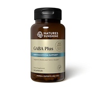 Nature's Sunshine GABA Plus, 60 Capsules, Kosher | Brain Health and Nervous System Support to Help F