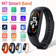 M7 Smart Band Fitness Bracelet Watches Women Men's Watch Blood Pressure Monitor Sports Watch Running