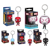 ⭐HOT⭐Funko Pop Avengers Spiderman Series Action Figure Keychain Keyring Decorations High Quality 100% Original Genuine【FRpokt】