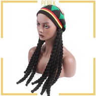 [PerfkMY] Rasta Jamaican Hat Bob Knitted Cap Dread Locks Fancy
