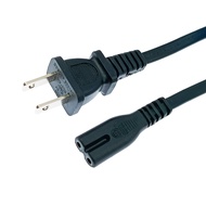 US Power Cable Cord IEC C7 2pin AC Extension Cable For Dell Laptop Charger Canon Epson Printer Radio