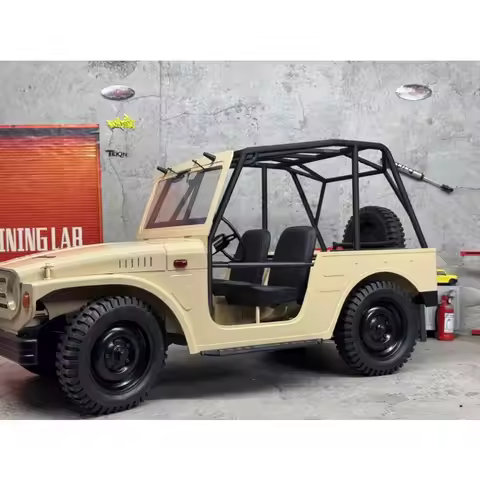 Full Cage Roll Bar All-Cage Protective Frame for FMS 1:6 RC Jimny Roll Cage Replacement, RC Car Craw