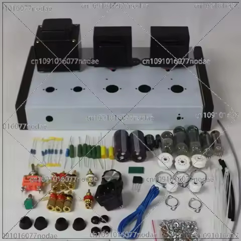 Nobsound Home Audio Tube Amplifiers DIY Kit 6Z4 + 6N2 + 6P1 Stainless Steel Shell Power Output 2 * 4