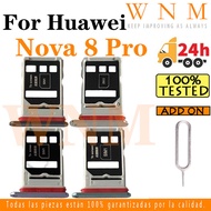 For Huawei Nova 8 Pro Sim Card Tray Sim Card Slot Holder Card Holder Reader SD Slot Adapter Replacem