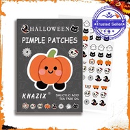 Halloween Cartoon Ghost Pattern Acne Patches Acne Skeleton Festival Facial Covering Q4j5