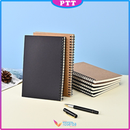 Buku Tulis Catatan Notebook Jurnal isi 50 Lembar Cover Transparan Blank Spiral Notebook Transparant