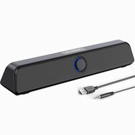 Computer Speaker, 10W PC Speaker for Desktop/Laptop,Sound bar Desktop Speaker with Clear Sound,USB P