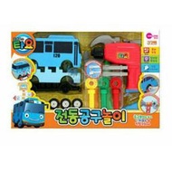 可超取🇰🇷韓國境內版 小巴士 tayo 修車 工具盒 工具箱 電動螺絲起子 工具 玩具遊戲組