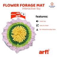 Arf Dog Forage Mat Flower Design Dog Mat Dog Food Mat Dog Play Mat