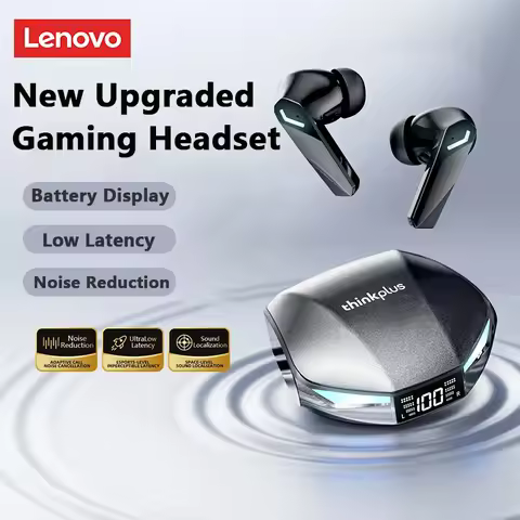 Original Lenovo GM2 Pro Max XT53 Wireless Earphones TWS Bluetooth Headset Stereo Game Music Earbuds 
