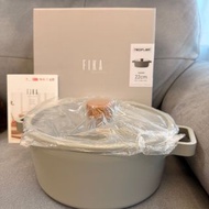(韓國製) 全新Neoflam FIKA 2.0 升級版22cm reserve IH陶瓷不粘鍋雙耳湯鍋連蓋stock pot
