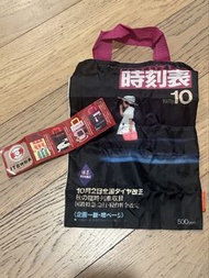日本國鐵（JR前身）時刻表 手提袋 扭蛋