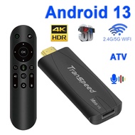 【New arrival】 Transpeed Tv 13 Atv With Tv App 4k 3d Tv Box 2.4g5g Voice Assistant Control Media Player Set Box