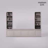 SB Design Square ชุดวางทีวี ขนาด 250 ซม. รุ่น Solla สีเทาอ่อน