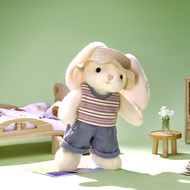 ตุ๊กตากระต่ายเพื่อนร่วมทางสไตล์แคมปิ้ง กระต่ายหมวกฟาง Gabriel