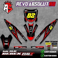 Semi Decal Sticker Fullbody Rbt Revo Absolute 110 Rbt Vega Bebek Modif Supermoto Yz Crf Klx Rbt New 