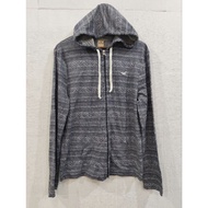 (Z25) Hooded Jacket Thin Hollister Fabric Bust 40" Length 26.5"