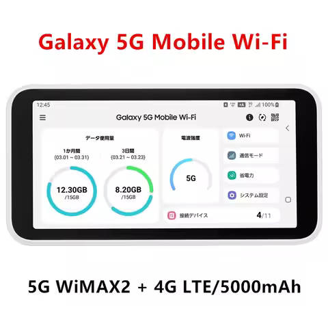 Unlocked Galaxy 5G Mobile Wifi SCR01 4g 5g mifi with sim card slot lte 5g sim card wifi pocket route