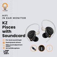 KZ Pisces Switch Tuning Type C IEM Earphone HiFi Dual Dynamic Driver with Mic USB Type C