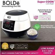BOLDe Super COOK Less Sugar Rice Cooker 1 Liter Low Carbo 400 Watt