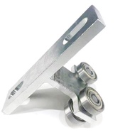 Wardrobe Door Type Steel Pulley Stainless Steel Sliding Door Guide Rail Sliding Door U-Shaped Steel 