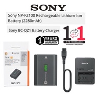 (NEW)SONY NP-FZ100 BATTERY + SONY BC-QZ1 BATTERY CHARGER (1 YEARS WARRANTY) 1 TO 1 EXCHANGES SONY A7