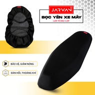 Bọc yên xe máy JARVAN vải lưới tổ ong 3 lớp thoáng khí bọc chun dễ dàng sử dụng