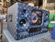 มาใหม่ บลูทูธ6.5"120ว้อยคู่คาราโอเกะ2ระบบกลาง 4"แหลม 2"แอมป์D900โมชุดL