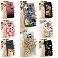 Honor X60 Pro 5G BRP-AN00 Casing Honor X60 Pro 5G Cover Aesthetic Fashion Cartoon 2D Painted Silicon