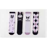 (3-8Y) Kuromi over-calf socks for girls