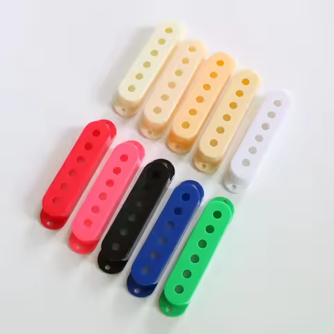 Donlis 3pcs/Pack Single Coil Guitar Pickup Cover Multiple Color ST Pickup Cover with 48/50/52mm