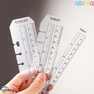 QBK6Q A5 A6 A7 Bookmark Straight Ruler Math Student Flexible Multifunctional Drawing Tool School Dra