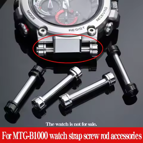 High Quality Stainless Steel Screw Rod For Casio G-shock MTG-B1000 Strap Connecting Rod Accessories