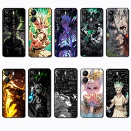 Xiaomi Redmi 13C POCO C65 POCO F7 X7 Pro M6 5G dr stone Soft black TPU color phone case