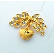 Zhulian Gold Plated Brooch(BH5009)