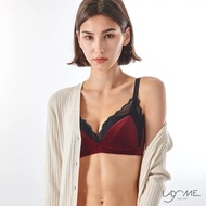 LadyMe Wireless Underwear-Gorgeous Christmas-Wine Red Set Underwear Sexy Concentrated [A-E Cup]