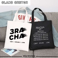 3Racha Tote Bag Stray Kids Korean Style Kpop Merch Canvas Handbags School Bang Chan Changbin Han Jis