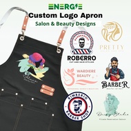 ENERGIE Custom Apron Salon Apron Beauty Apron Custom Name Apron Custom Logo Apron Logo Waterproof