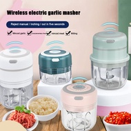 Electric Food Grinder Crusher Garlic Chopper USB Rechargeable Pepper Mashers Stirrer Puree Jam Kitchen Food Mini Processor