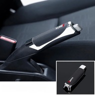 [Ready Stock] Sports Leather Car Hand Brake Cover Protector Handbrake Anti Slip Decor Cover Decorati
