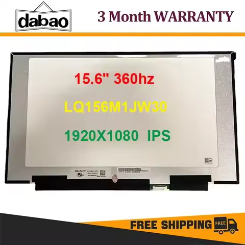 New 15.6" 360Hz Compatible LCD LED Screen Panel for FHD 1920X1080 LQ156M1JW30
