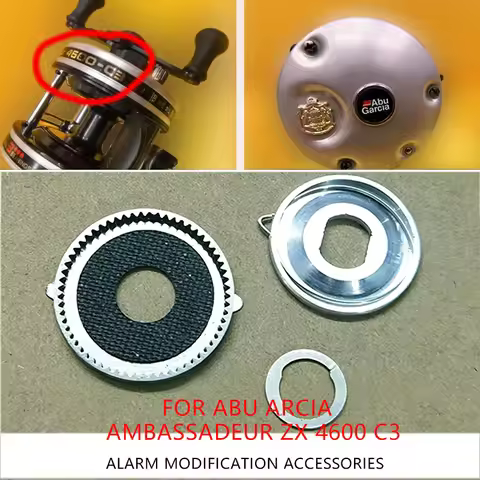 5th & 6th Gen Drag Clicker Mod Parts For Abu Garcia Ambassadeur ZX Micro Cast Round Baitcasting Reel