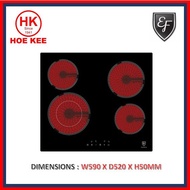 EF HB AV 461 A 60cm Radiant Domino Hob