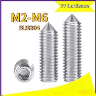 【DTY-G1】Hex Socket Set Screw / Grub Screw DIN916  | Skru Allen Key Screw | SUS 304 Stainless Steel M