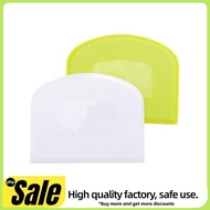 2 Pieces Dough Scraper Bowl Scraper Food-Safe Plastic Dough Cutter Flexible Plastic Scraper Practica