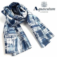 包順豐 Aquascutum Scarf 麻質真絲圍巾